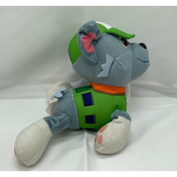 Paw Patrol Rocky Recycle Green Plush Stuffed Animal Nickelodeon 9" dog‎ - Picture 3 of 5